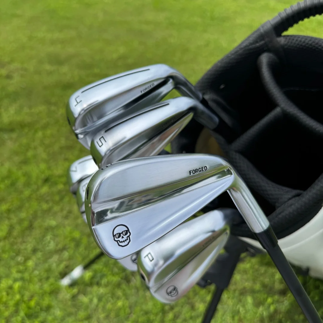 New Golf Club Irons, Golf Iron Set, Hollow Design, Golf Iron Set, Long Distance, Forged Golf Irons, Men's Iron Set 4Th Generation Silver Color