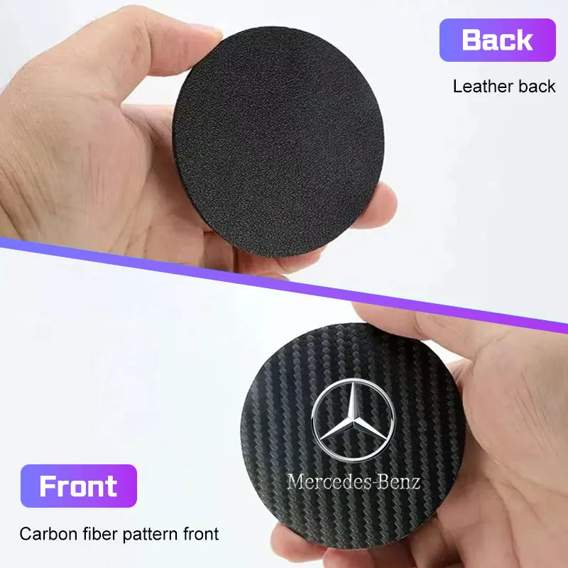 سيارة كوستر كأس الماء حصيرة لمرسيدس بنز S400L S450 مايباخ S480 A B GLC CLE CLA GLB GLS AMG W177 W205 W213 W222 وسادة عدم الانزلاق