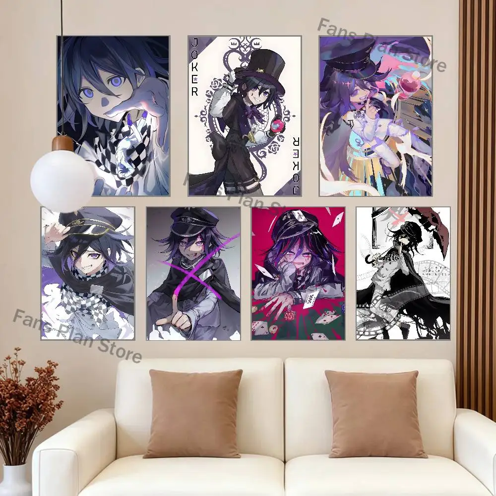D-Danganronpa KIokichi Club Bar Paper Vintage Poster Wall Art Painting Bedroom Study Stickers