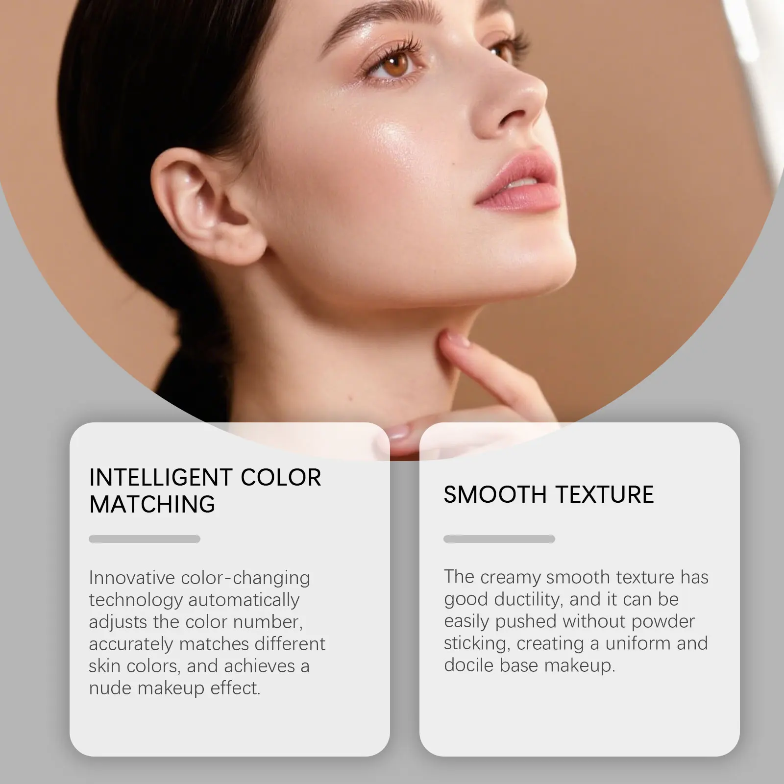 2 in 1 カラーチェンジングファンデーションスティック フルカバーコンシーラークリーム スキンハイドレーティング ブライトニング ダブルヘッドフィニッシュ ベースメイク