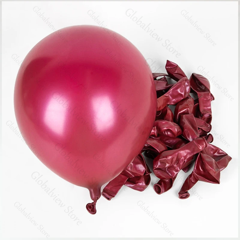 20 Stück 12/10/5 Zoll rote Latexballons Hochzeit Party Pink Rote Ballons für Geburtstag Babyparty Neujahr Weihnachten Helium Luftglobos – Detail 15