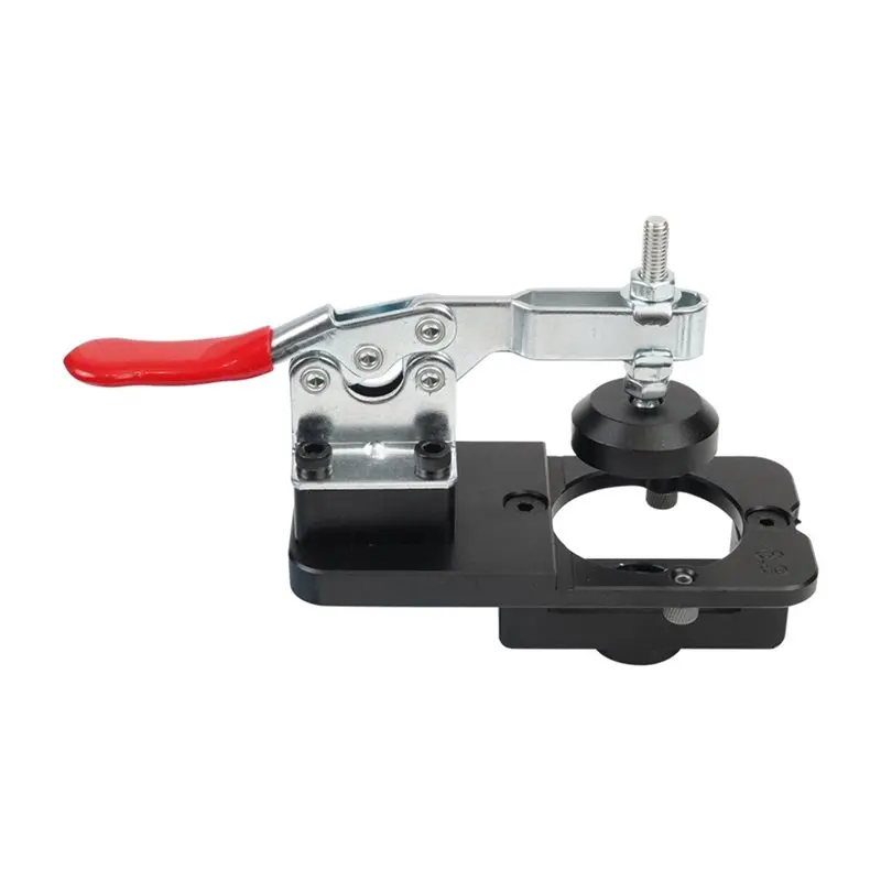 Y42A-Drilling Guide Jig Cabinet Door Hinge Hole Opener Template Puncher Locator 35Mm Hinge Boring Jig Kit Woodworking Tool