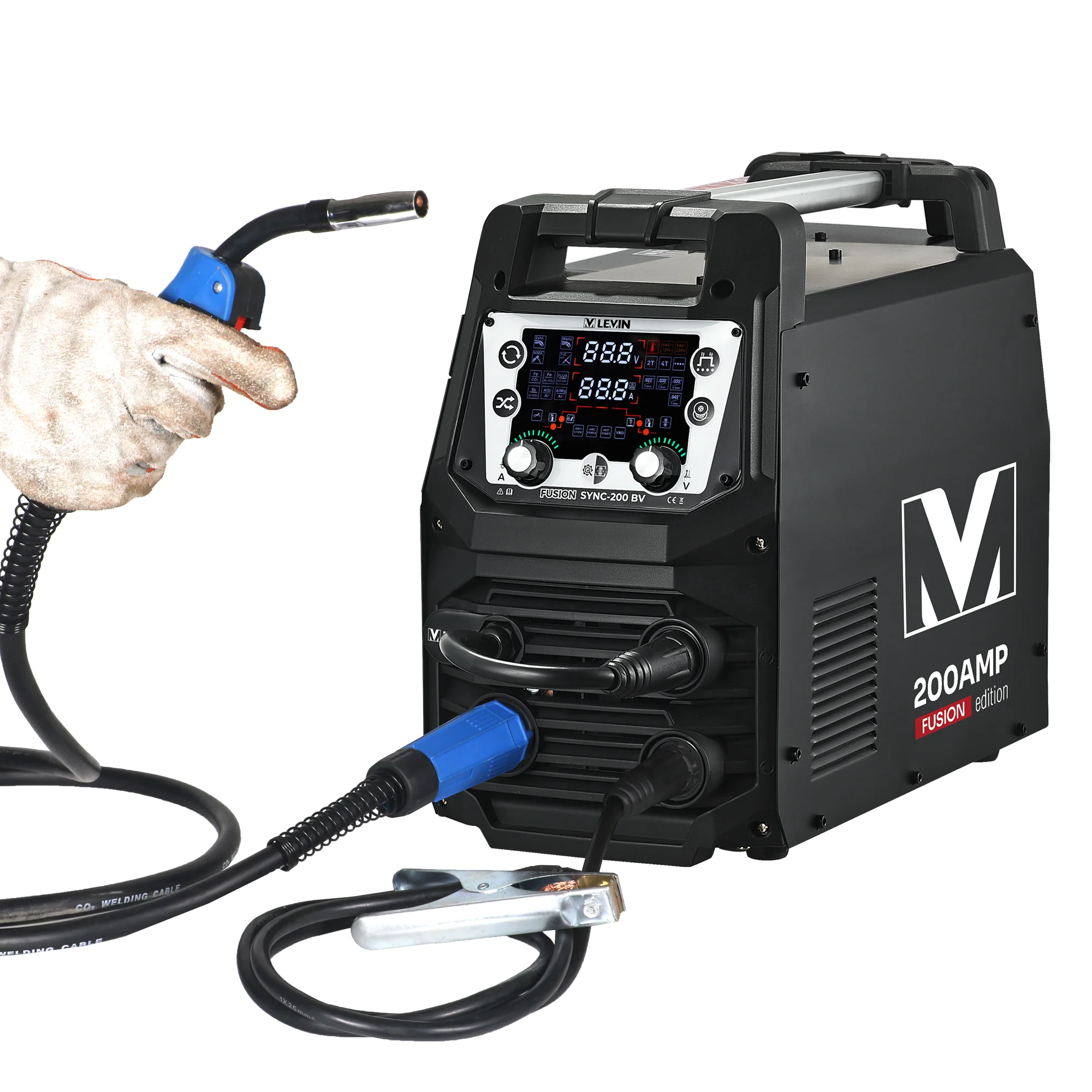 LEVIN  Multifunction MIG MAG MMA LIFT TIG 4-in-1 180A Single Phase 220V CO2 Welding Machine