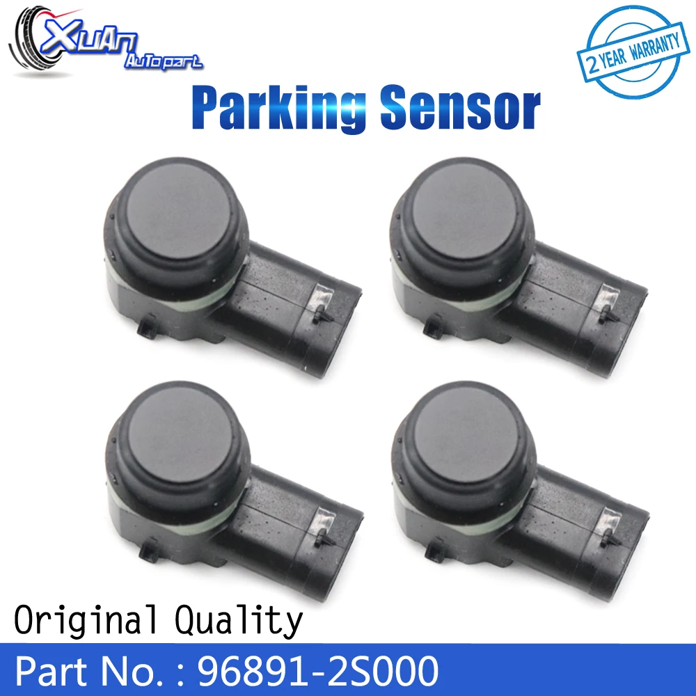 

XUAN 4pcs PDC Parking Sensor Bumper Reverse Assist 96891-2S000 For Hyundai Santa Fe Maxcruz Tucson ix35 968912S000