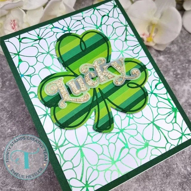 New 2023 Shamrock Swirl Cut & Foil Metal Cutting Dies Scrapbooking For Paper Making Embossing Frame Card no Clear Stamps