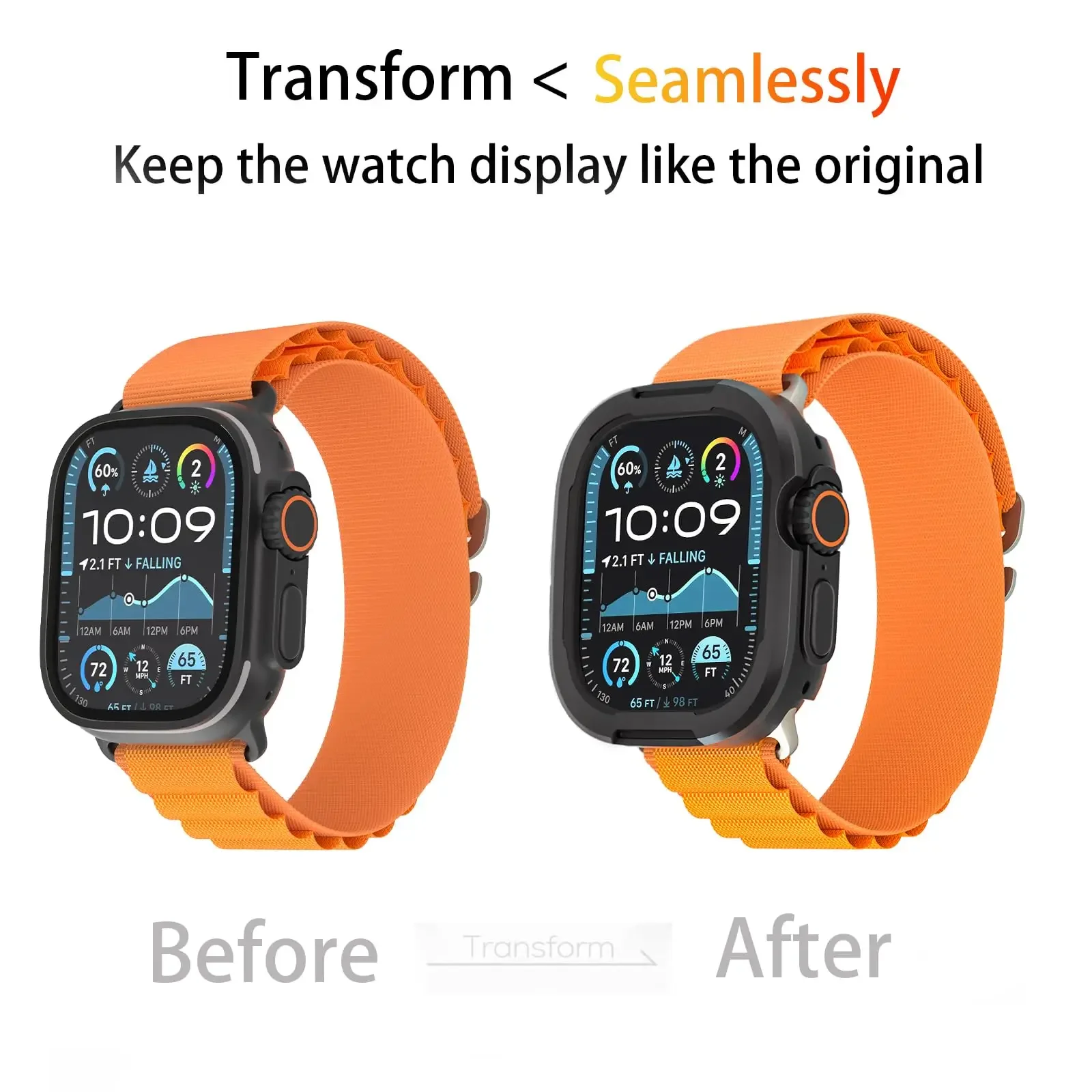 Metal + TPU Case For Apple Watch 46mm 45mm 44mm 42mm 41mm Protector Frame Cover For iWatch Series 10 9 8 7 6 5 4 SE Ultra 2 49mm