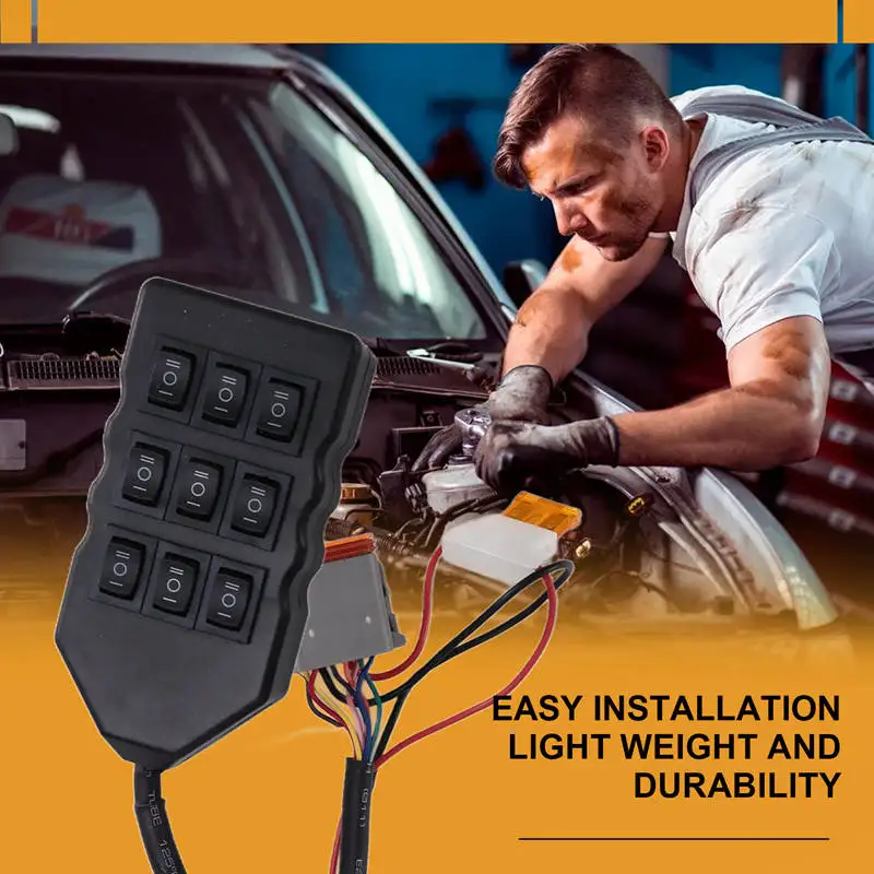 9 Button Handle Solenoid Valve Controller 8-Corner Solenoid Valve Remote Controller For SMV-02 AA-VU8