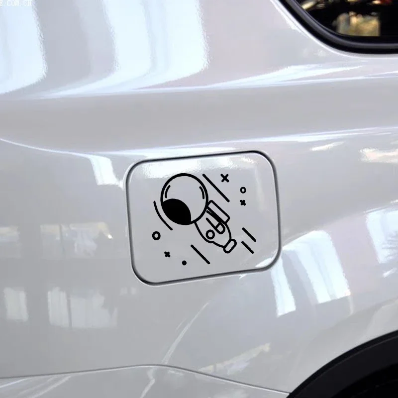 

1PC Astronaut Fuel Tank Car Sticker Waterproof Auto Decal Car Styling Decor Sticker Kereta Fuel Tank Cover Accessories