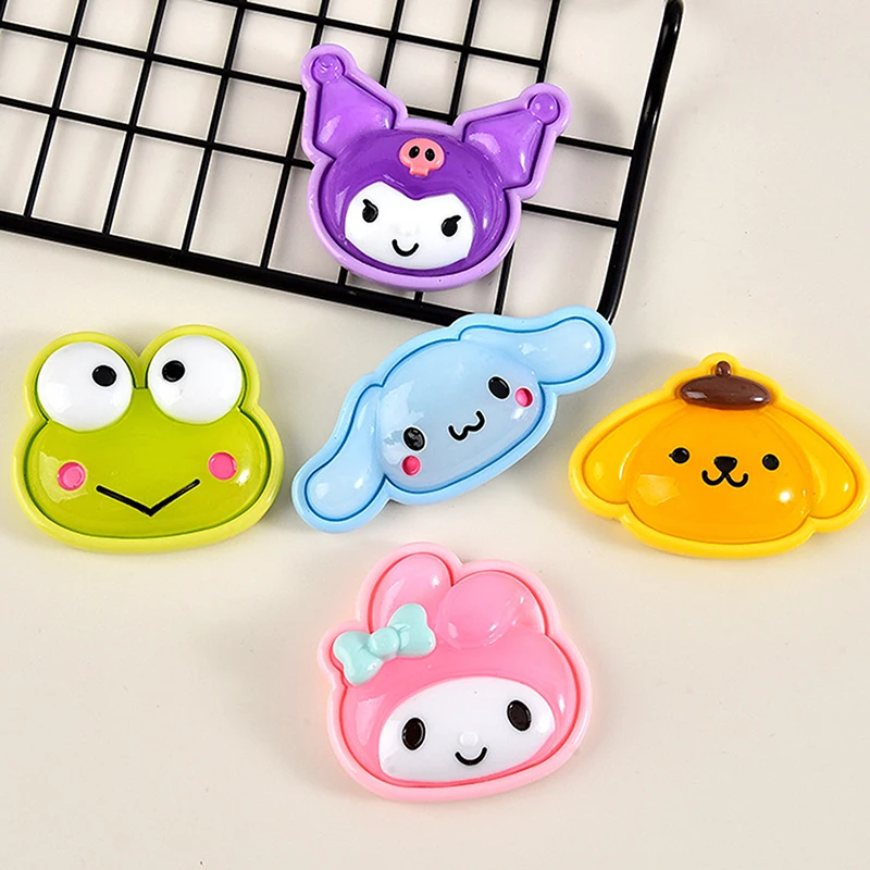 Sanrio Mini Luminous Coulomi My Melody Resin Flatback Cabochons For Diy Jewelry Making Cartoon Handmade Crafts Materials