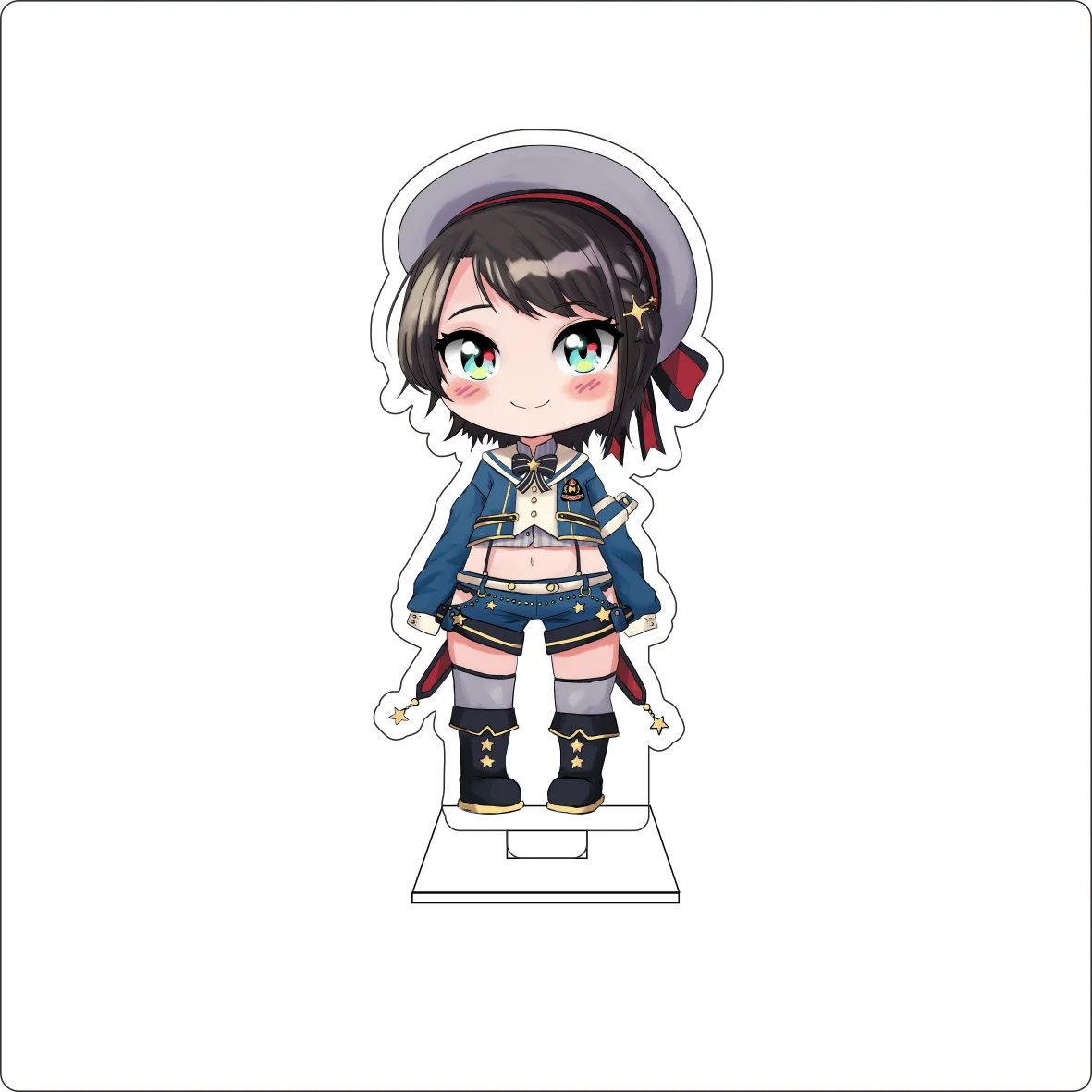 10CM Anime Hololive Cosplay Cute Acrylic Figure Stand Plate Natsuiro Matsuri Akai Haato Hoshimachi Suisei Ornaments Gifts view 6