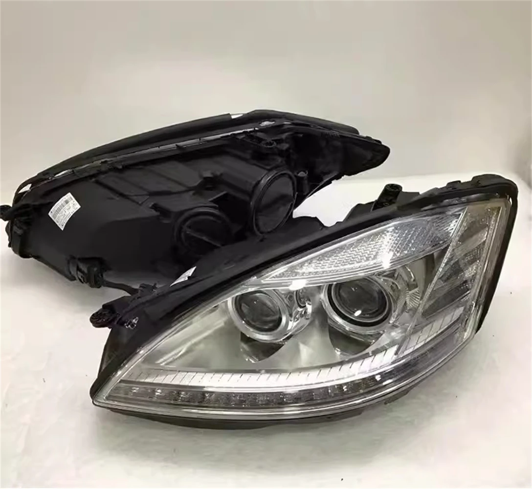 Modified Headlight cover front lamp half Assembly for Mercedes-Benz W221 S300 S350 S400 S500 S600 S65 DRL daytime running light