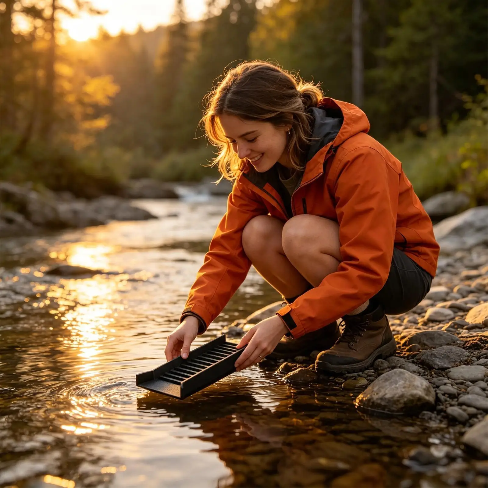 Sluice Box for Gold Mining Lightweight Manual Mining Equipment Gold Panning Equipment for Women Men Adults Beginner Hobbyists