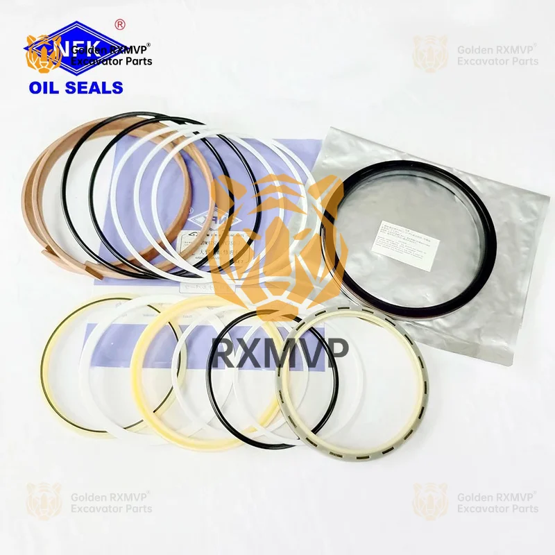 For XMVP Komatsu A Full Set Of Configuration Pc750-7 Big Arm Middle Bucket Excavator Large Hydraulic Cylinder Repair Seal Kit