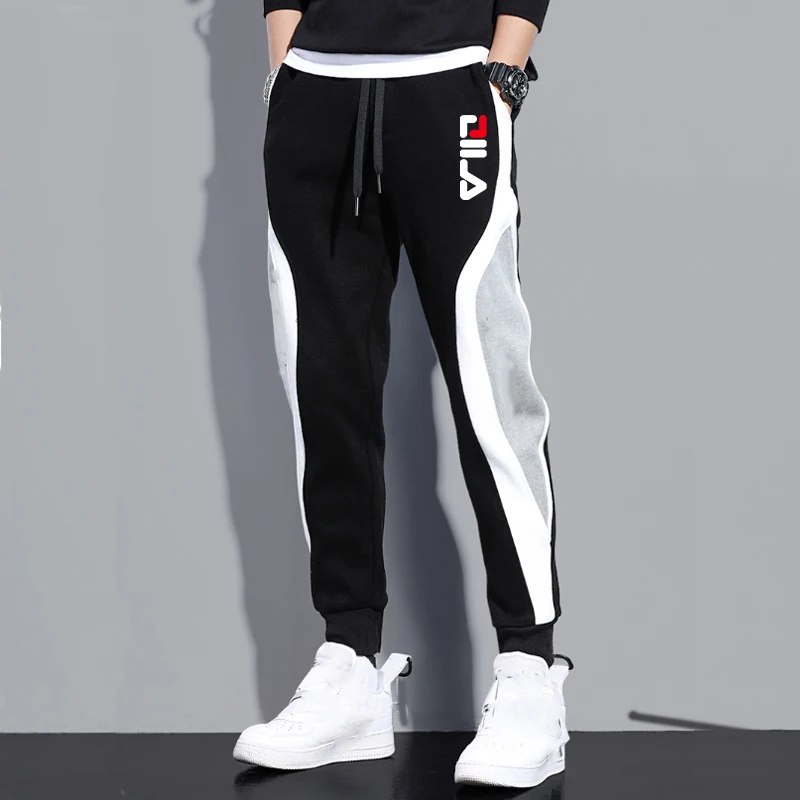 

Men's/women's Casual Sweatpants Contrasting Colors Essentials Joggers Men Sweatpants Women Black Pants Mens Clothing