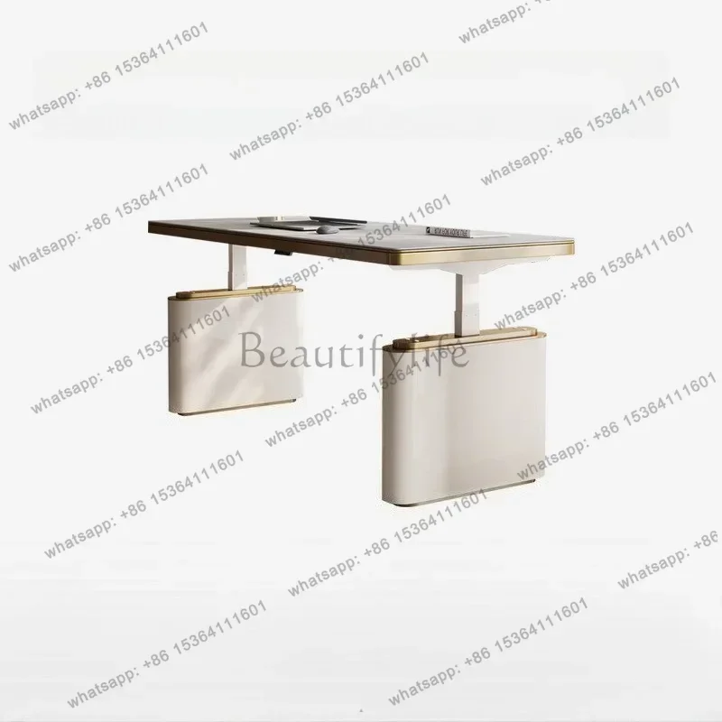 Best Sellers Modern Light Luxury Office Desks Electric Height-adjustable Study Office Desks Computer Furniture Mesa De Trabalho