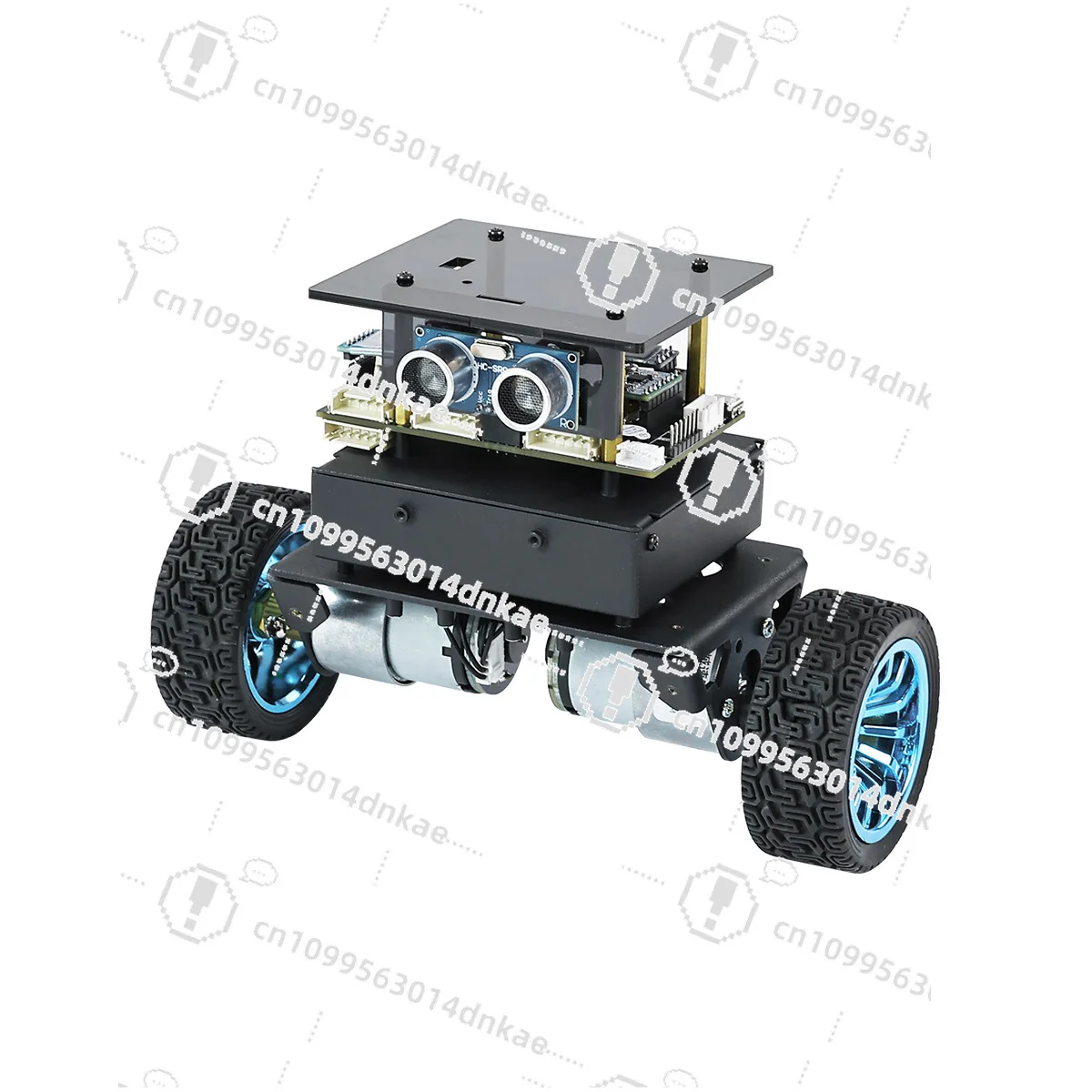 Intelligent STM32 Two-wheel Self-balancing Trolley PID Two-wheel Robot Chassis Kit LQR Radar Obstacle Avoidance