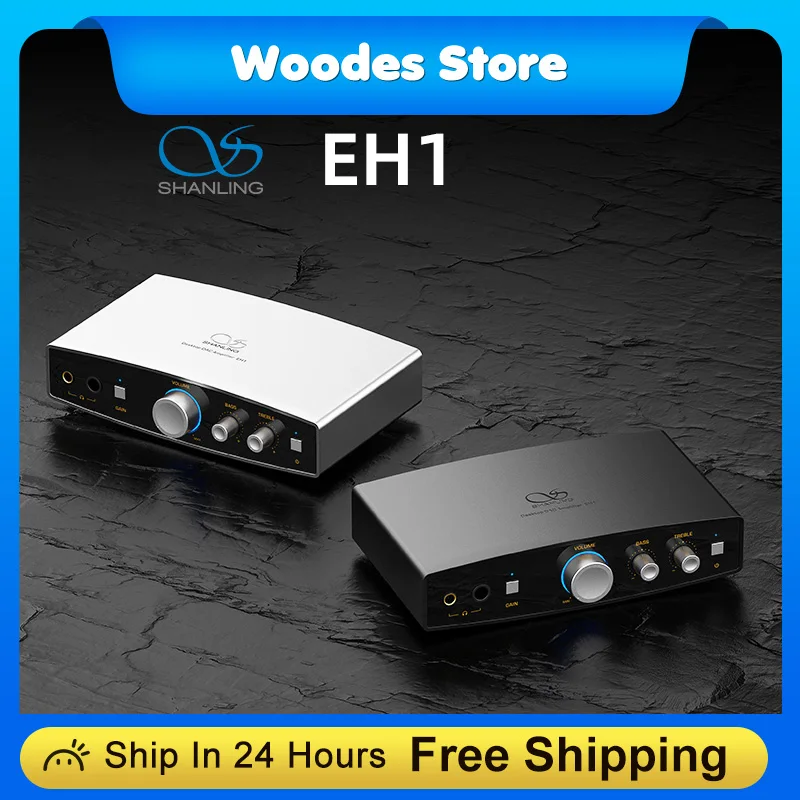 SHANLING EH1 Desktop DAC AMP Headphone Amplifier CS43198 DAC dual SGM8262-2 chips Hi-Res Audio PCM768 DSD512