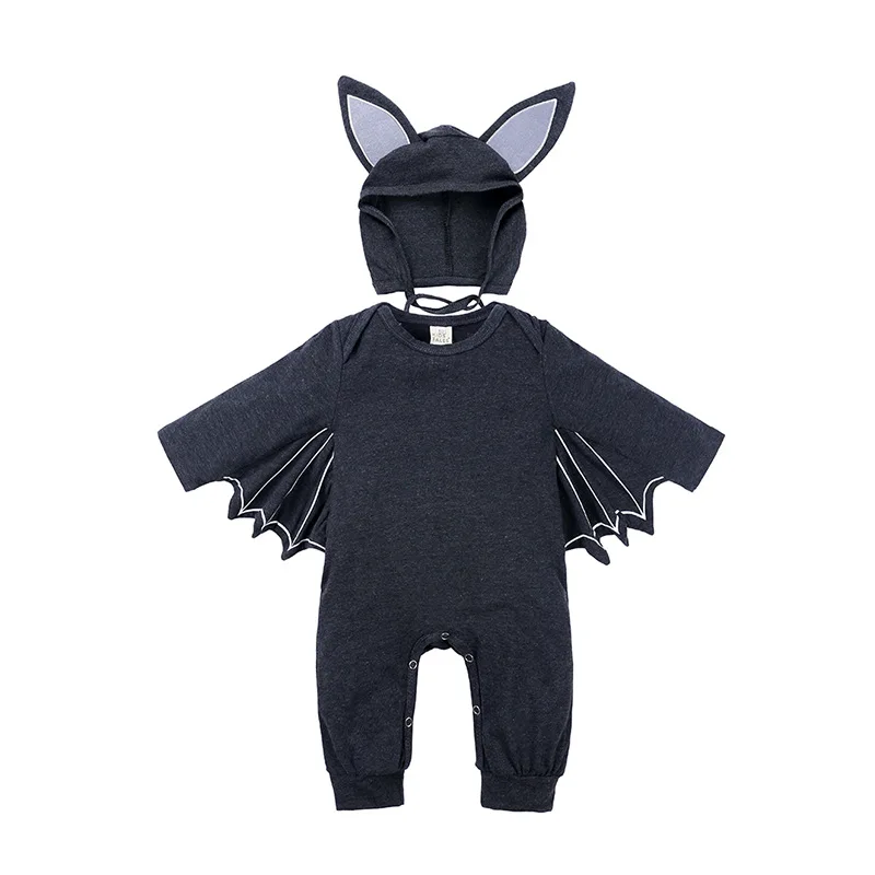Children Clothing Halloween Baby Clothes Newborn Baby Bat Long Sleeved Jumpsuit Crawling Suit Newborn Baby Clothes Ropa De Bebé