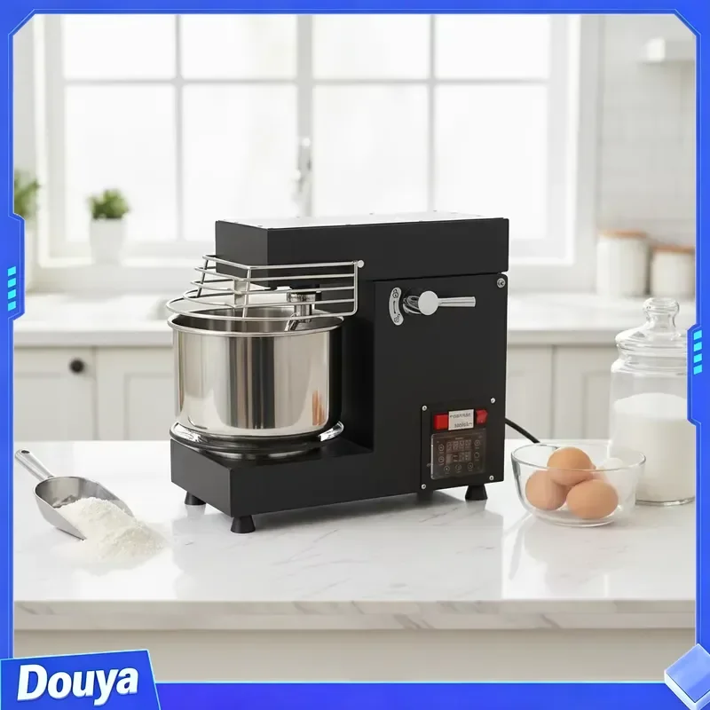 DLC-5HDM OEM Professional Small Kitchen 304 Stainless Steel Mixer Industrial 5L 8L 10L Spiral Dough Mixer for Bakery