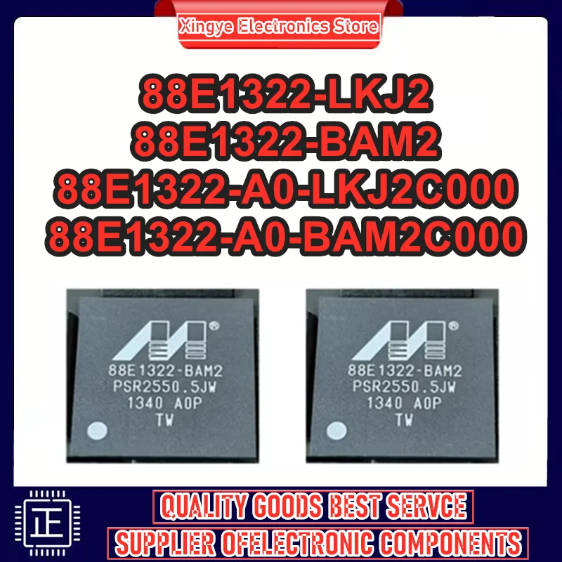 88E1322-BAM2 88E1322-A0-BAM2C000 88E1322-LKJ2 88E1322-A0-LKJ2C000 BGA IC Chip en stock