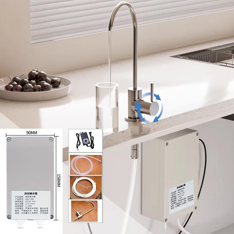 Faucet Automatic Suction Pump 12V 2L/min 3.5L/min Electric Faucet Water Pump Caravan Electric Kitchen Water Pump For Kitchen