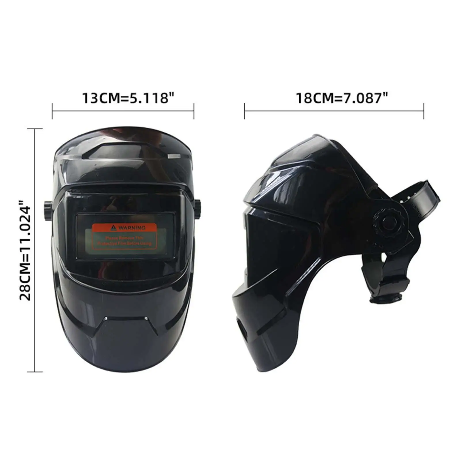 Welder Mask Eyes and Face Protection Universal Size Solar Power Automatic Darkening Welding Helmet Wide Shade Weld Hood for TIG