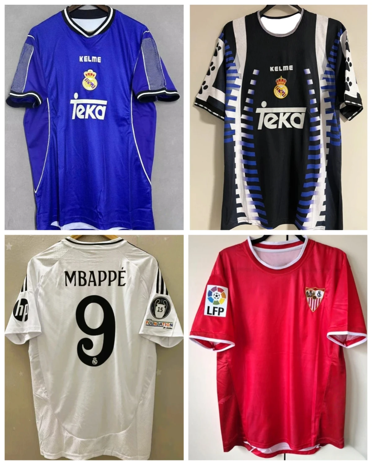 

Four of The Coolest 3D-printed Men's T-shirts, World-class Sports Football Jerseys, Very Breathable and Cool Tops Hat-trick A18