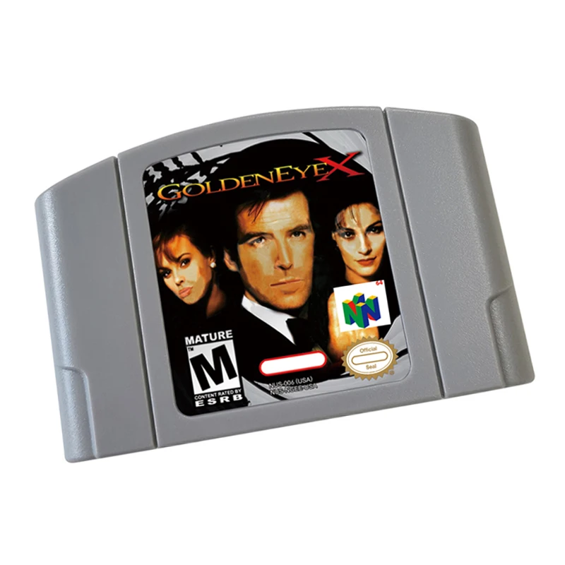 Goldeneye 007 X For N64 Game Card US Version Console 64 bit USA Version Video Game Cartridge