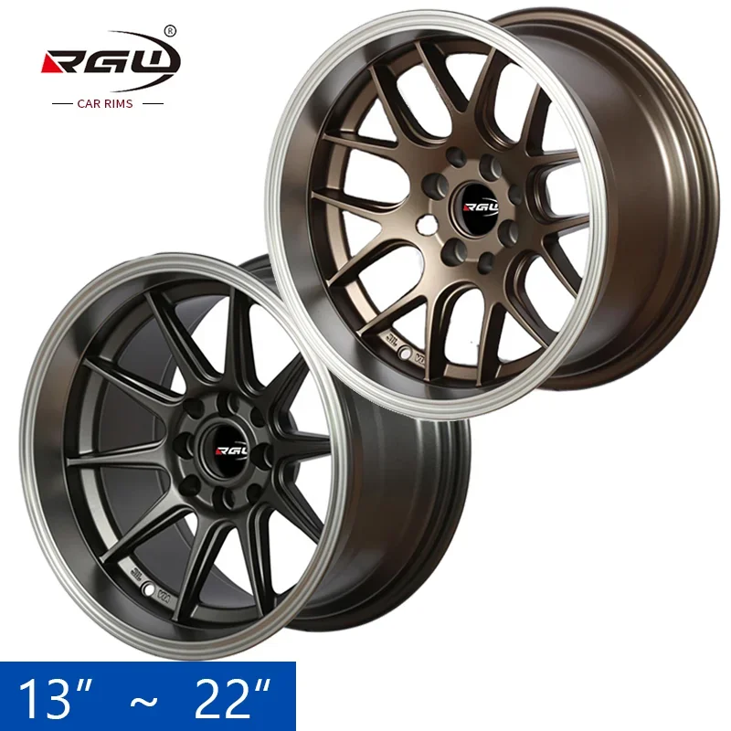 cerchi in lega rines 4/100 4x114.3 4hole jante 5x110 15x8 4x100 5 hole rin 14 15 16 17 r18 inch car mags rim alloy wheels 4 hole