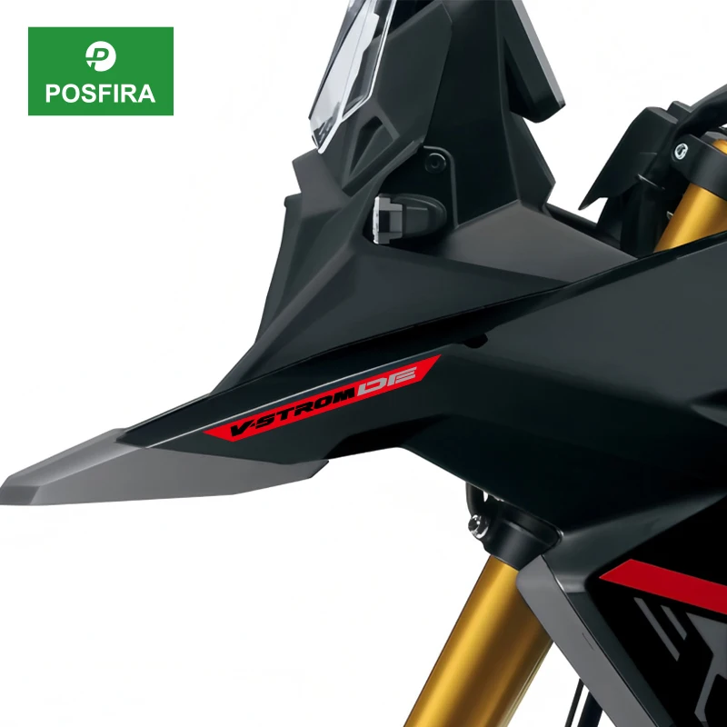 

POSFIRA Motorcycle Front Fairing Sticker Vinyl Decals for Suzuki V Strom 800 DE VStrom V-Strom 800DE 2023-2026 2025 Accessories