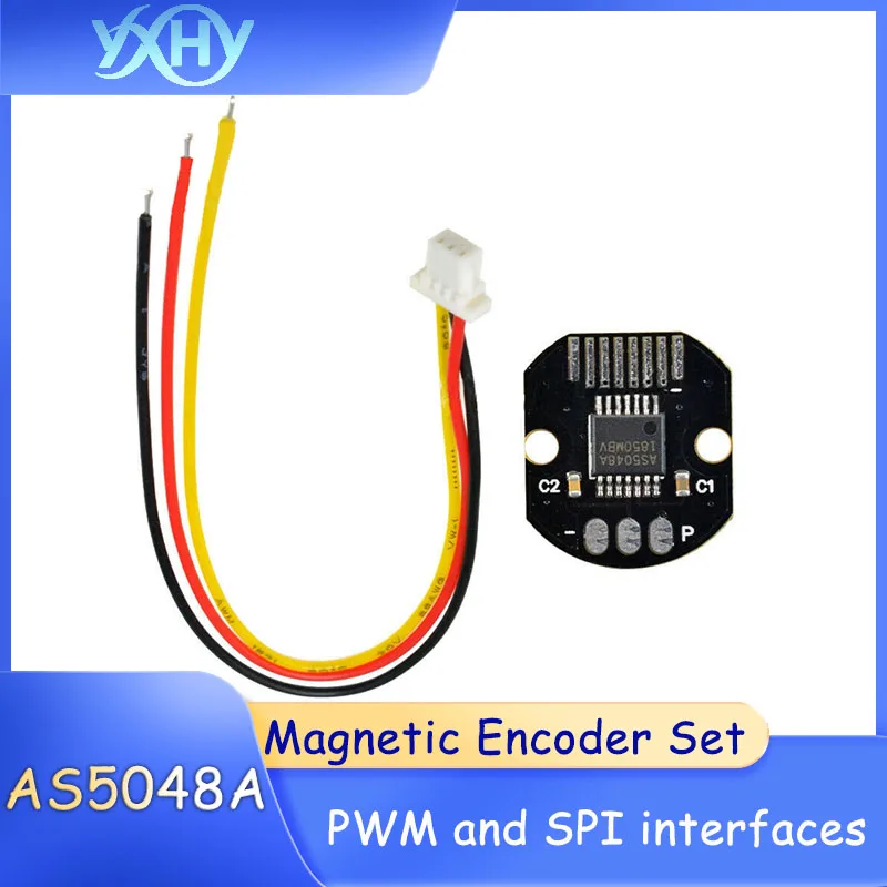 1 PCS AS5048A magnetic encoder with PWM and SPI interface accuracy, 14 bit brushless gimbal