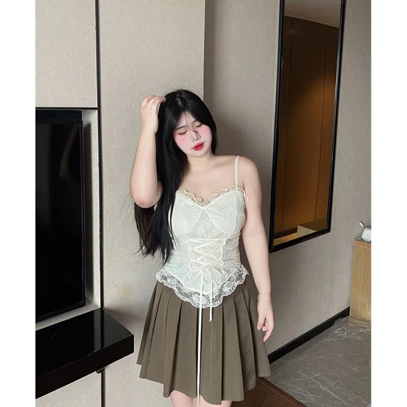 純粋なスタイルのレースアップベスト,ウエストコントロール付きスリミングベスト,ベースチューブトップ,ラージスリング,フレンチレトロフィッシュボーンレース,ラージサイズ