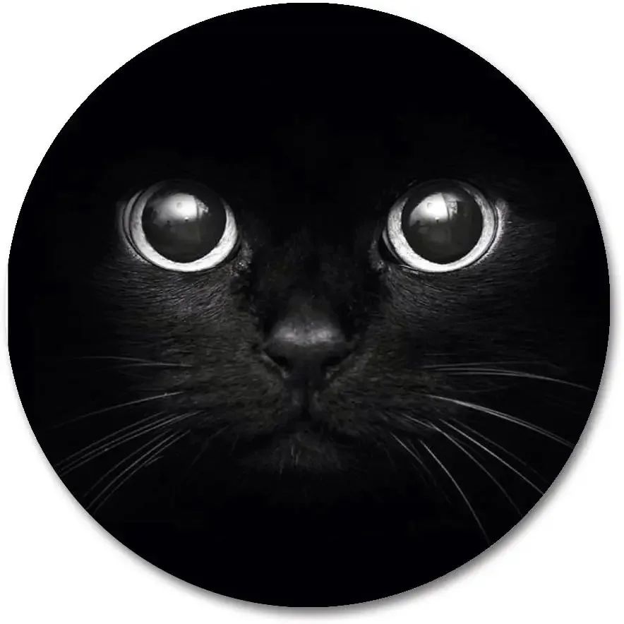 Smooth Cute Round Mouse Pad Small Mousepad Non Slip Rubber Portable Desk Pad Gaming Accessories Mouse Mat Mat Desk Mat Office