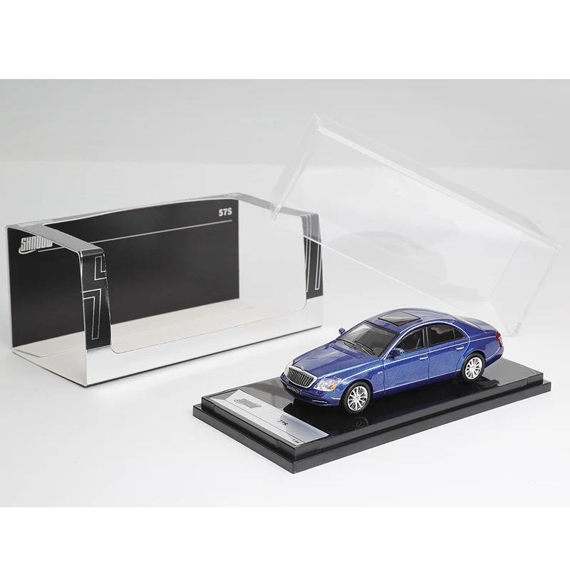 โมเดลรถยนต์จำลอง Mercedes-Benz Maybach 57s รุ่น GCD Shadow ขนาด 1:64 ผลิตจากโลหะผสม ของเล่นสะสม ของขวัญตกแต่ง