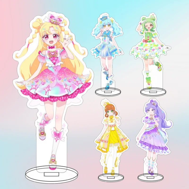 Letrero Acrílico de 15 cm con Personajes de Anime para Onegai Aipri Inori K
