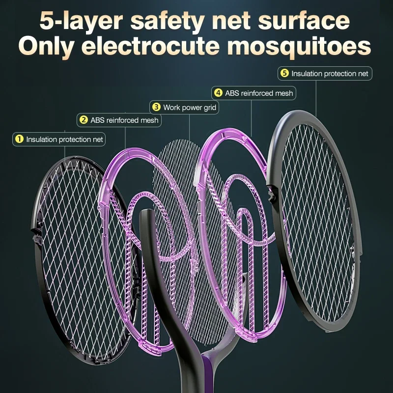 Xiaomi قاتل الماموس الكهربائي منشة 2 في 1 قابل للسحب المنزل قاتل الماموس الكهربائي القاتل مصباح في الهواء الطلق البعوض فخ البعوض صاعق