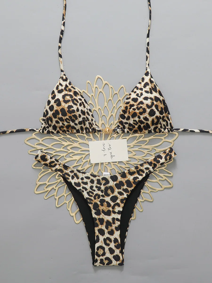 

Micro Bikini 2026 Push Up Women Swimsuits Sexy Swimwear Brazilian Bikini Set Thong Biquini Leopard Swimsuit Summer Beachwear