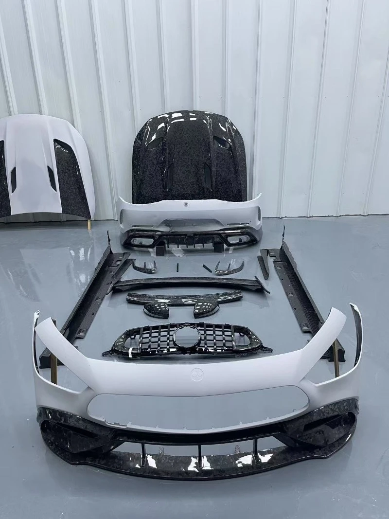 Dream Garage For Benz GT50 GT53 GT63 Carbon Fiber Body Kit GT50 GT53 GT63 MSY Style Carbon Fiber Front Lip Diff