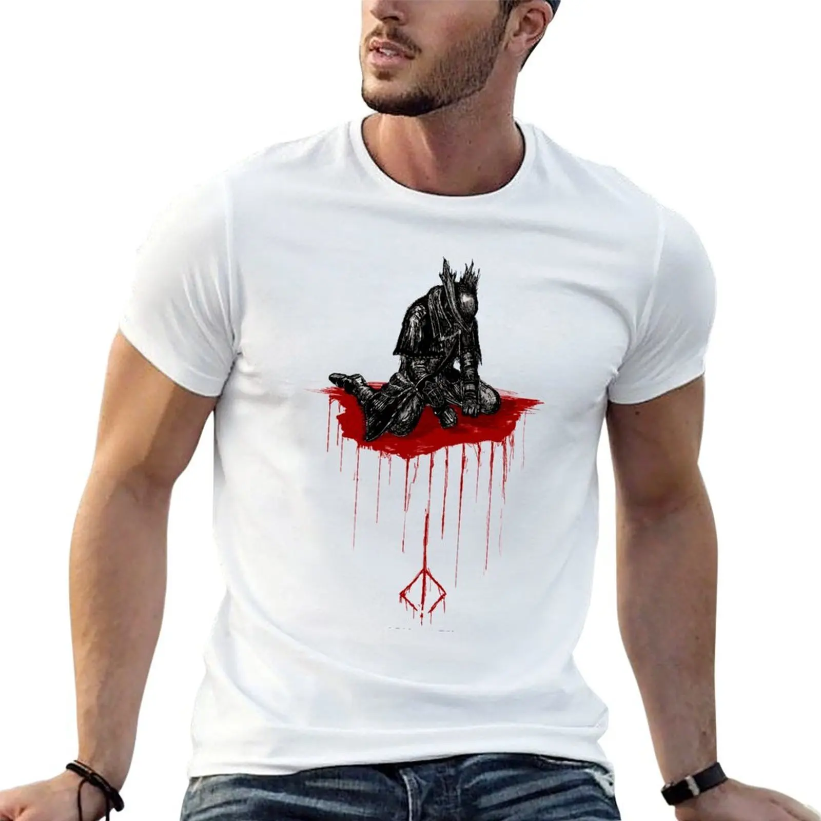 Rest dear hunter T-Shirt animal prinfor boys blacks fitted t shirts for men