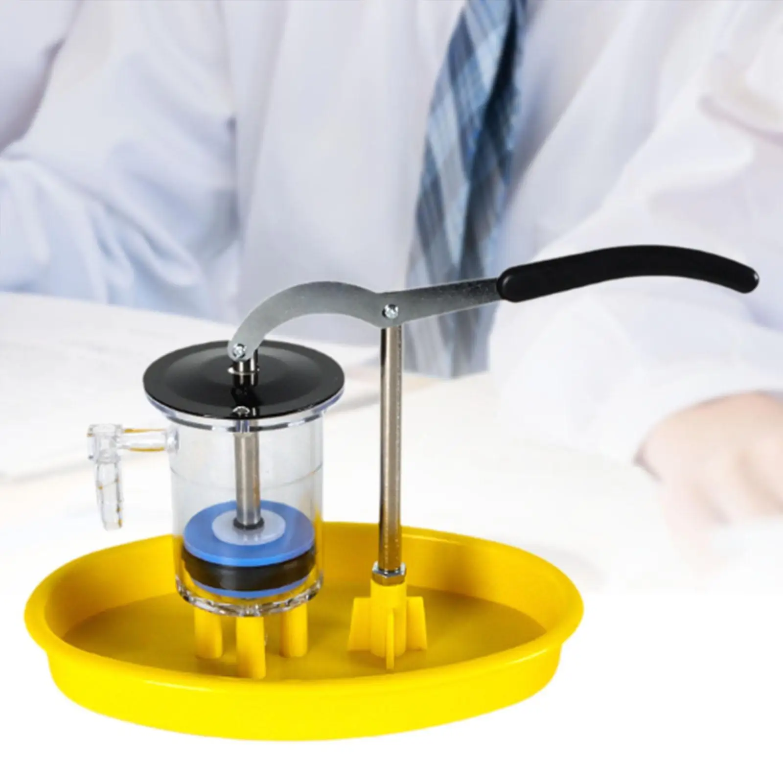 

Water Pump Model Piston Type Hydraulic Well DIY Manual Pressure Well Puzzle Toy for Kids Preschool Girls Boys Students Household
