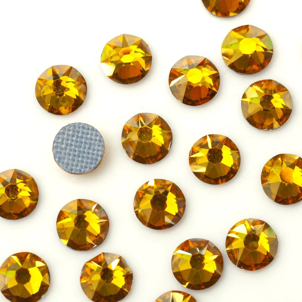 Pubrilex 2088HF AB Farben Strass Kristall Hotfix Flache Rückseite Strasssteine für Handarbeiten Kleidung Accessoires Brillanter Effekt – Detail 7