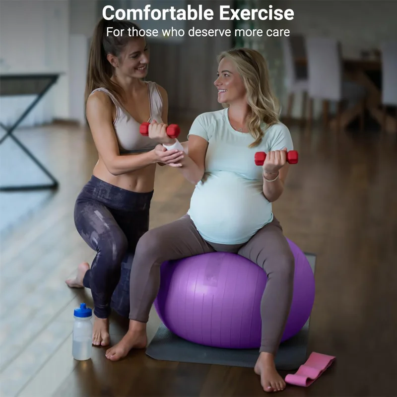 65/75/85cm Balance Ball Gym Equipment Bodybuilding Yoga Pilates Accessories Explosion-proof Yoga Ball Pregnant Women Exercise