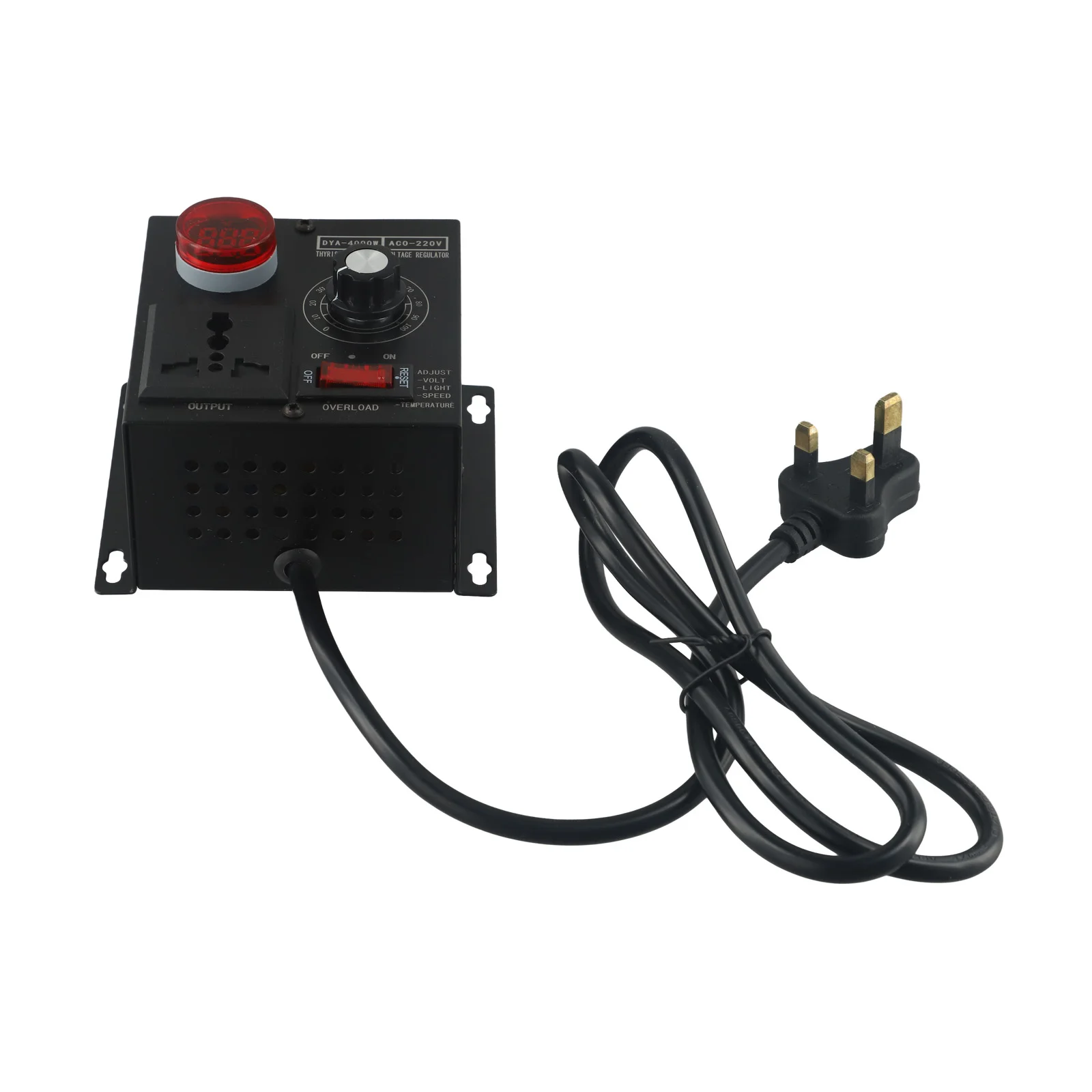 NHT-4000W Voltage Regulator High Power Speed Temperature Light Voltage AC 4000W Adjuatable Dimmer For Electrical Components