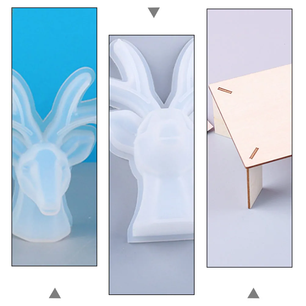

Antler Ornament Mold for Storing Bracelets Epoxy Resin Bracket Shape Design Molds Casting Wooden Crafts