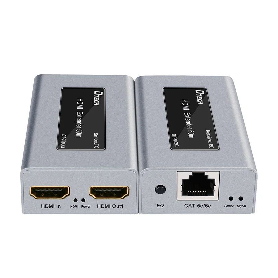 

DTECH Высокое качество оптом через Cat5e/6e Speed 50 м HDMI Super Extender 50 м для компьютера