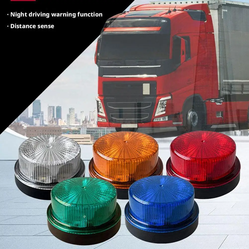 12V 24V LED Auto Strobe Rotante Spia Lampeggiante Indicatori Laterali di Emergenza Per Van Truck Art Stick P4R9