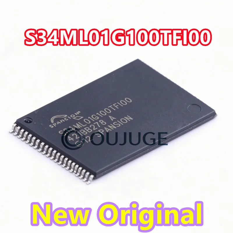 (1-100PCS)New original S34ML01G100TFI00 S34ML01G100TFI000 TSOPI-48 3.3V 1Gbit 128MB NAND FLASH memory chip IC