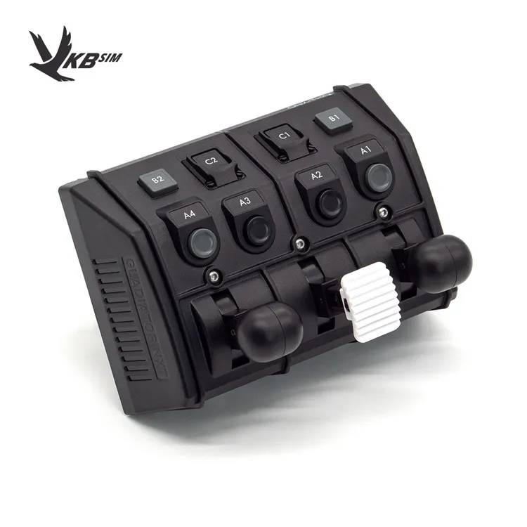 VKBSIM GNX THQ-V Game Rocker Expansion Module Adjustable Damping And Handle Height Flight Rocker Multifunctional Support Gifts