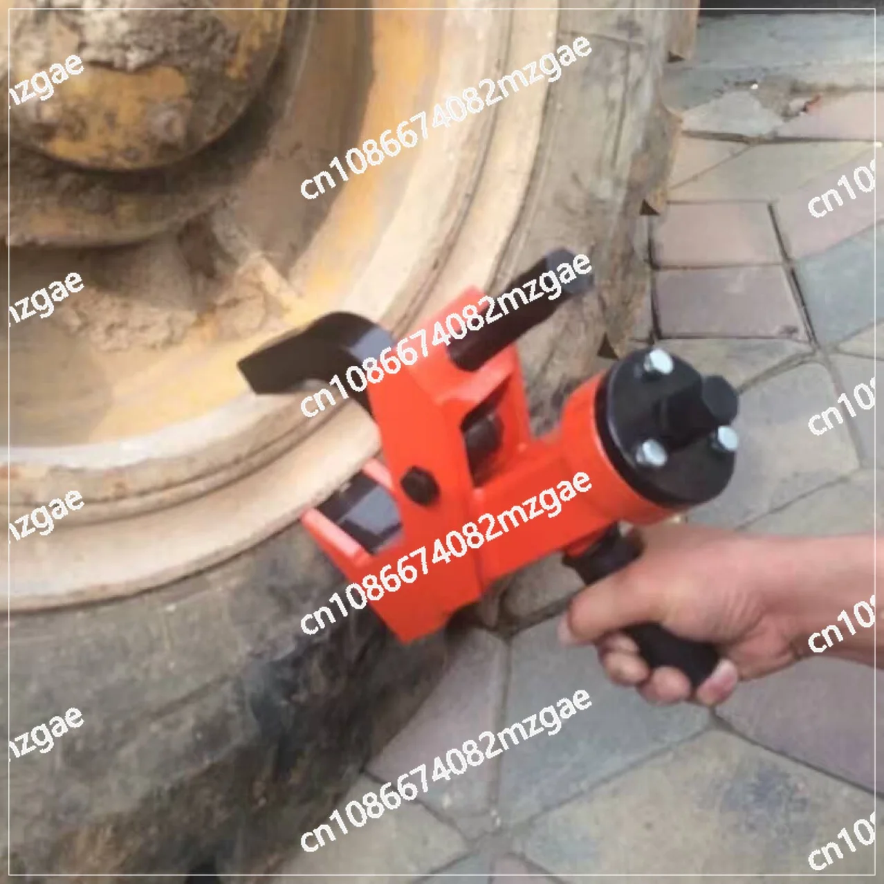 Tire Press Portable  Stripper Special Manual Simple  Mover for Forklift
