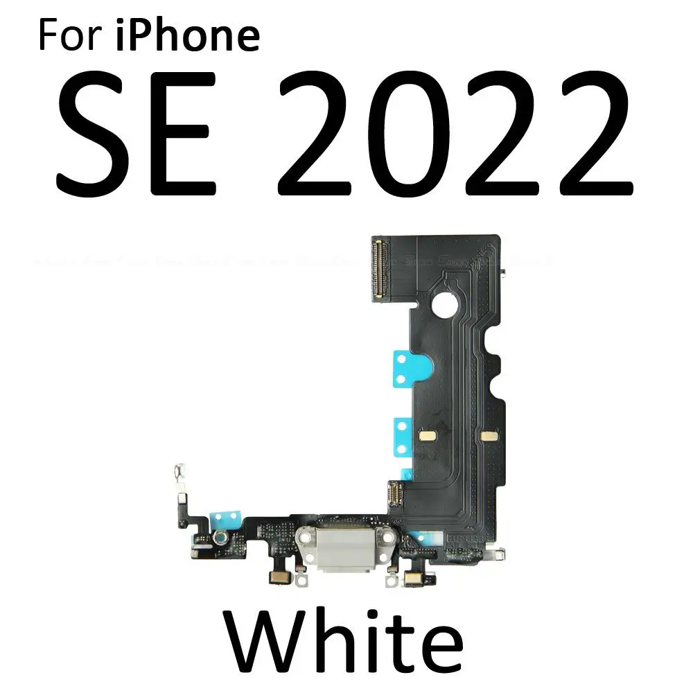 Bottom Charger Port Dock For iPhone SE 2022 SE3 USB Plug Charging Connector With Microphone Flex Cable